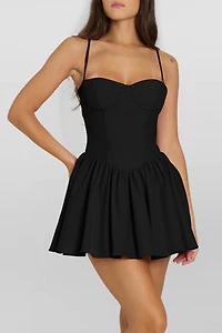 LEAU Bellini Bustier Mini Dress
