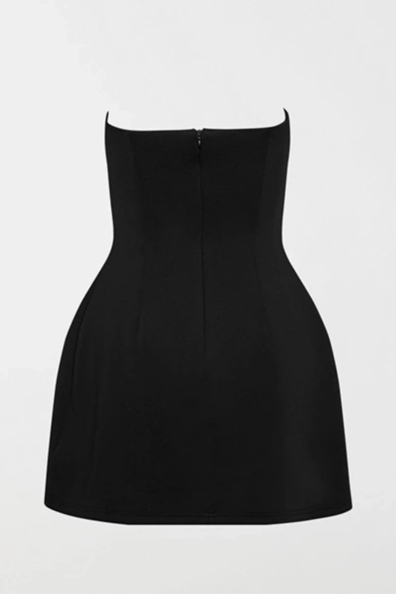 LEAU Solene Strapless Pocket Mini Dress