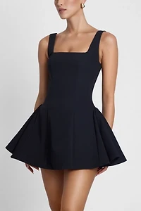 LEAU Ysabelle Babydoll Corset Mini Dress