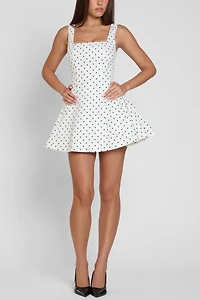 LEAU Ysabelle Babydoll Corset Mini Dress