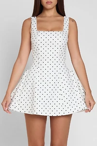 LEAU Ysabelle Babydoll Corset Mini Dress