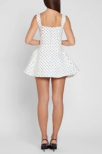 LEAU Ysabelle Babydoll Corset Mini Dress