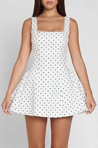 LEAU Ysabelle Babydoll Corset Mini Dress