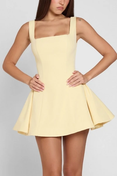 LEAU Ysabelle Babydoll Corset Mini Dress