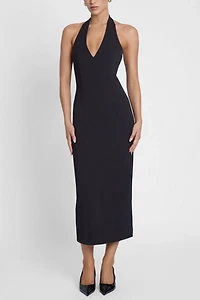 LEAU Heiress Halter Midi Dress