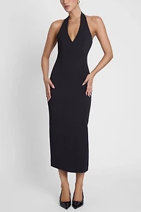 LEAU Heiress Halter Midi Dress