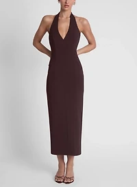 LEAU Helena Halter Midi Dress