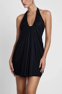 LEAU Odyssey Drape Mini Dress