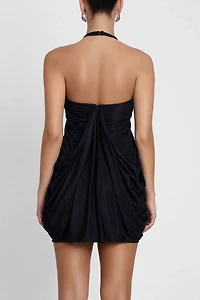 LEAU Odyssey Drape Mini Dress