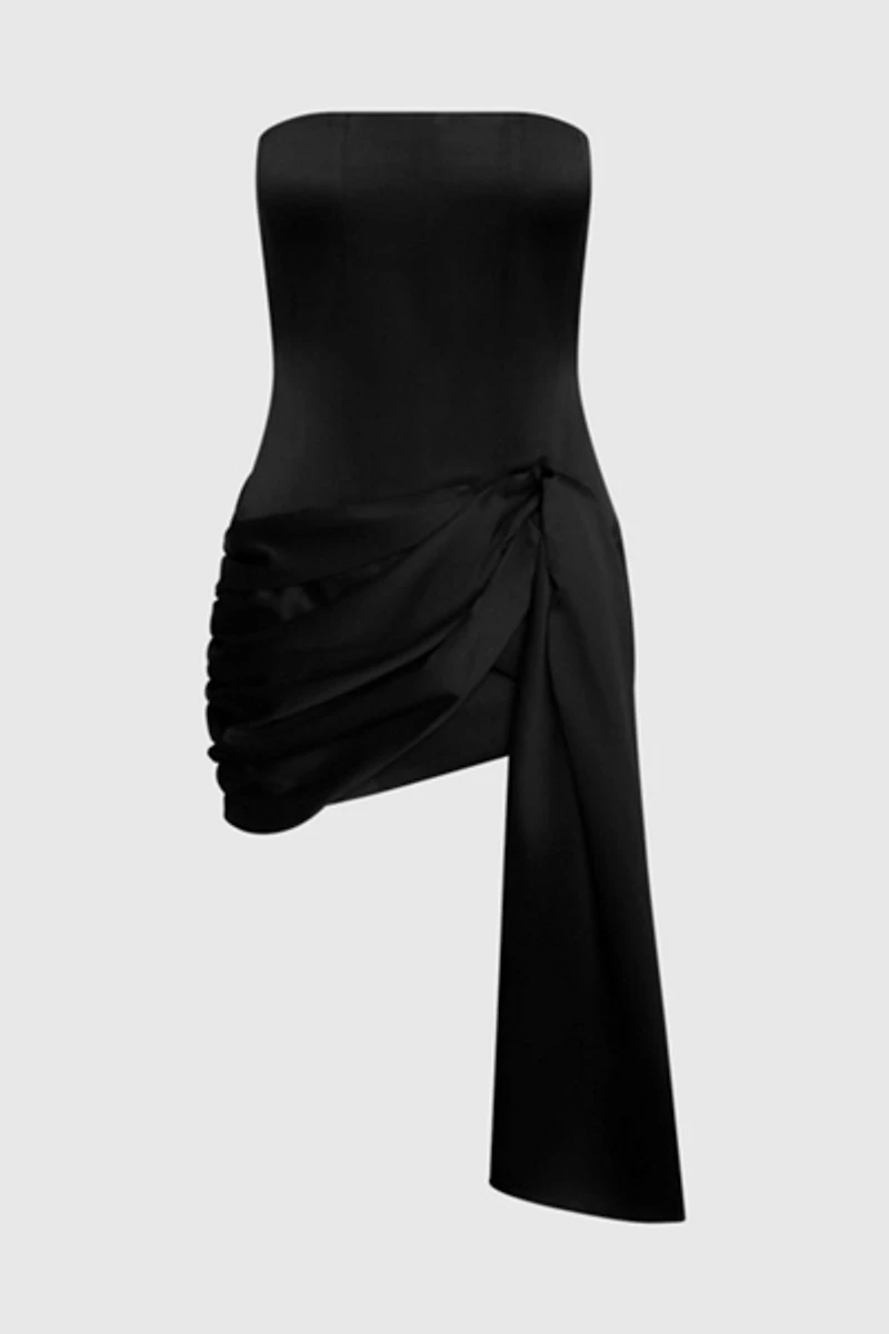 LEAU Solara Satin Corset Dress