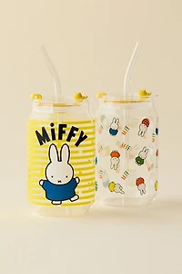 Miffy Iconic To-Go Glass Tumbler Set