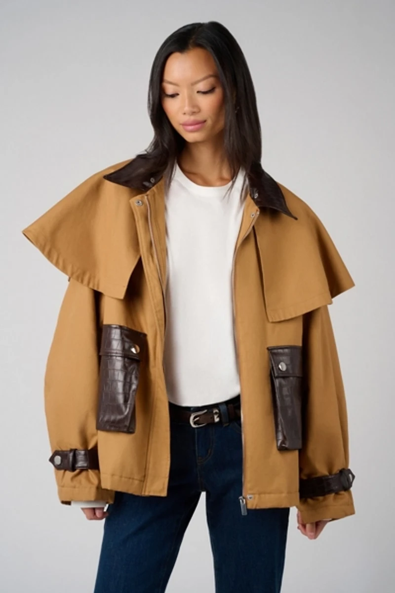 WeWoreWhat Cocoon Barn Jacket