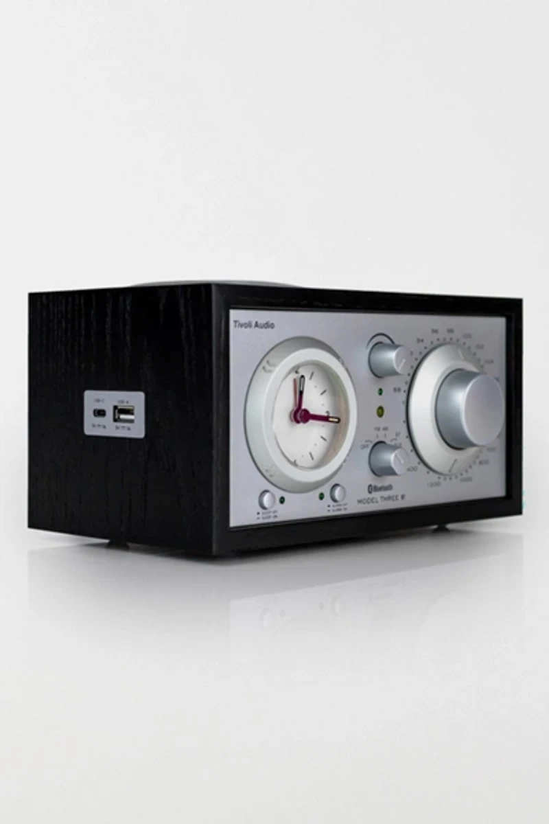 Tivoli Audio Model Three AM/FM Bluetooth Clock Radio