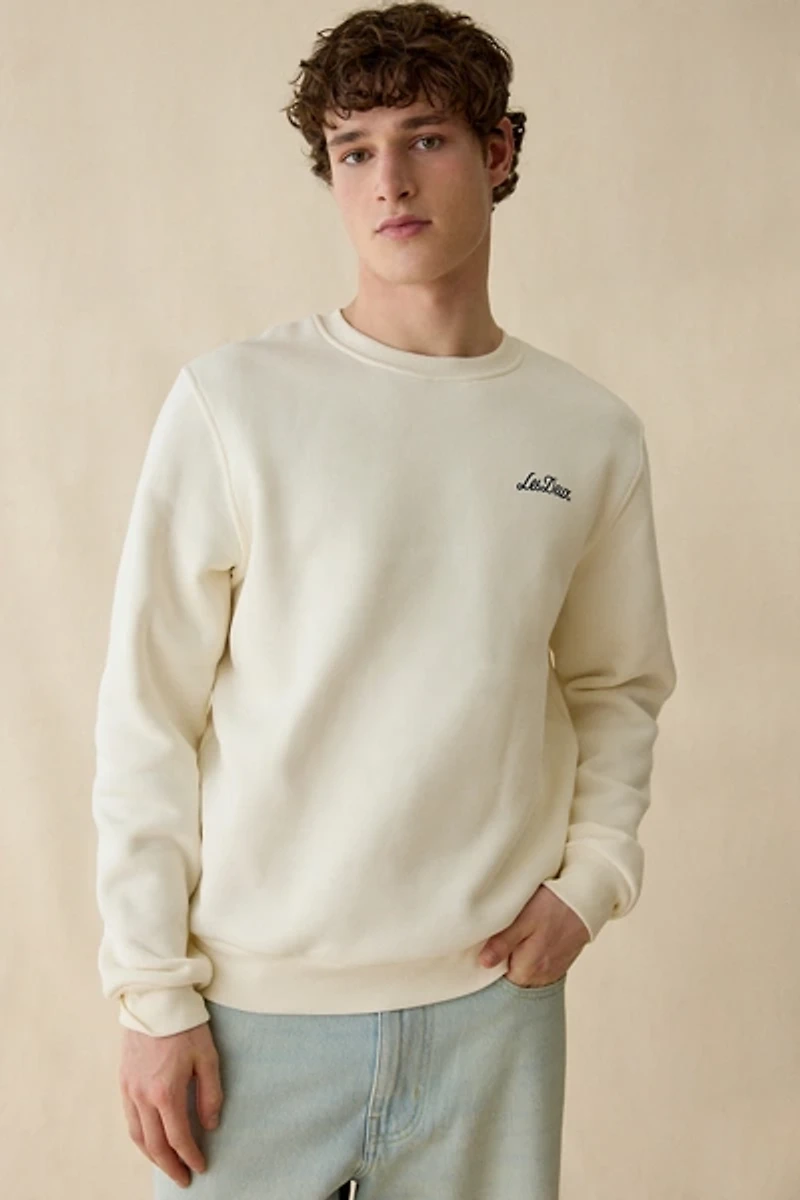 Les Deux Bouquet Graphic Crew Neck Sweatshirt