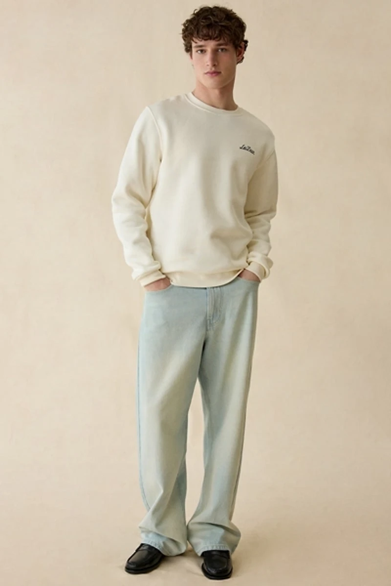Les Deux Bouquet Graphic Crew Neck Sweatshirt