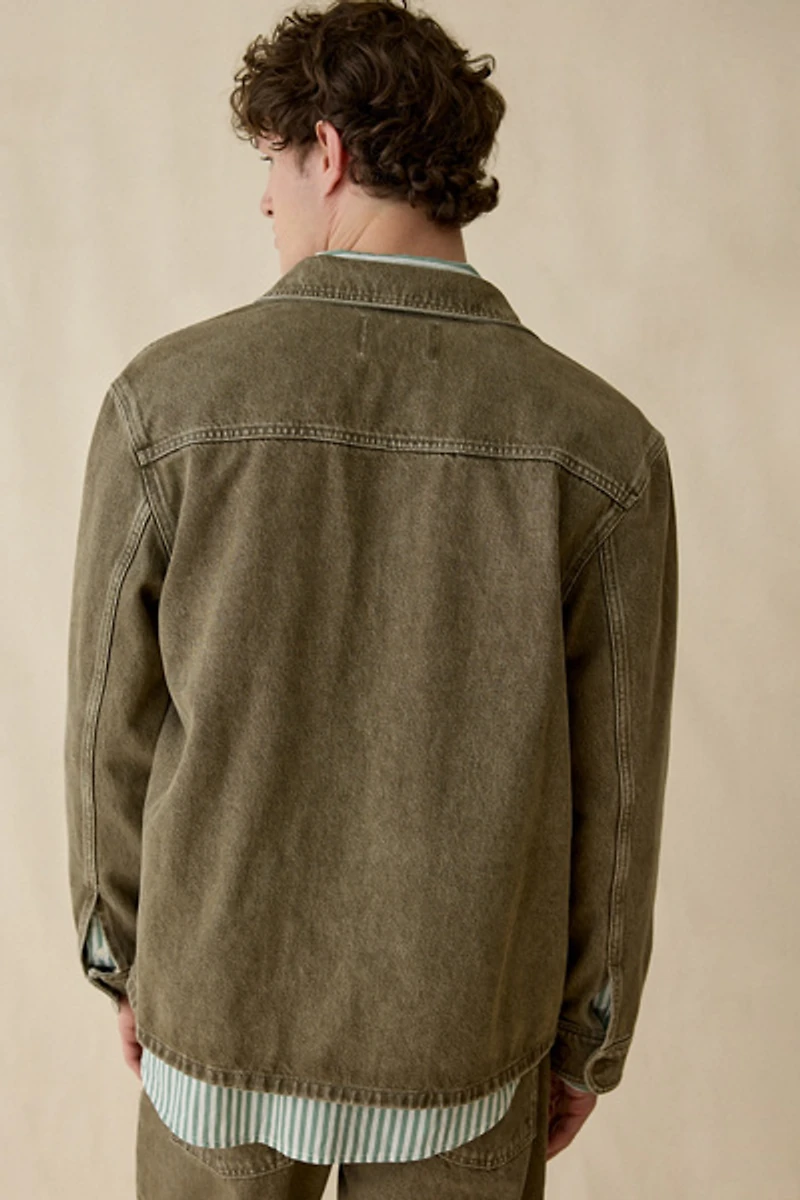 Les Deux Dyed Denim Overshirt