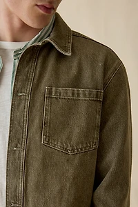 Les Deux Dyed Denim Overshirt