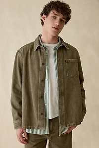 Les Deux Dyed Denim Overshirt