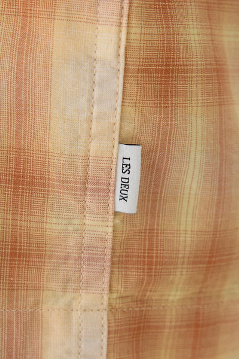 Les Deux Shadowcheck Short Sleeve Shirt