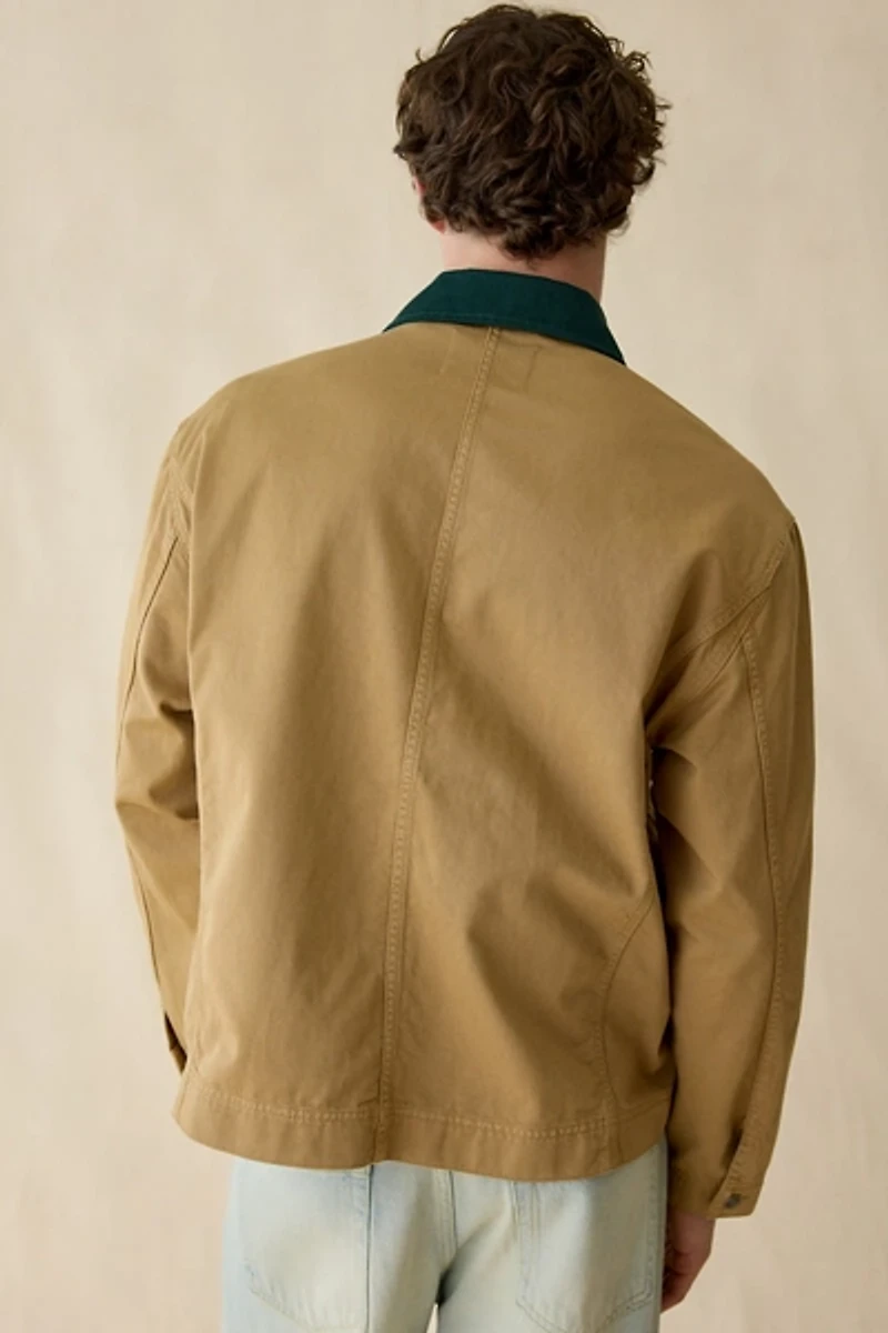 Les Deux Two-Way Zip Twill Barn Jacket