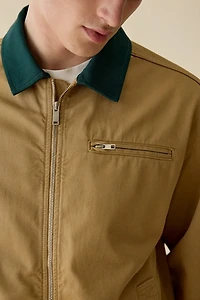 Les Deux Two-Way Zip Twill Barn Jacket