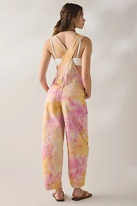 BDG Rih Cotton Canvas Extreme Barrel-Leg Overalls