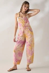 BDG Rih Cotton Canvas Extreme Barrel-Leg Overalls