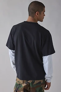 Cotton Collective Boxy 2fer Double Layer Tee