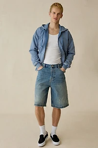 BDG Astro Graphic Baggy Washed Denim Jorts