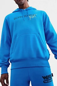 Nike X Stranger Things Washed Fleece Hoodie Sweatshirt