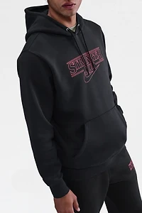 Nike X Stranger Things Logo Fleece Hoodie Sweatshirt
