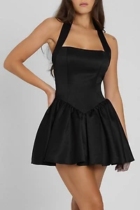 LEAU Hyades Halter Corset Mini Dress