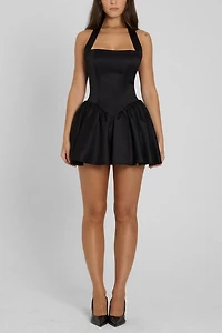 LEAU Hyades Halter Corset Mini Dress