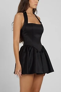 LEAU Hyades Halter Corset Mini Dress