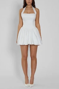 LEAU Hyades Halter Corset Mini Dress