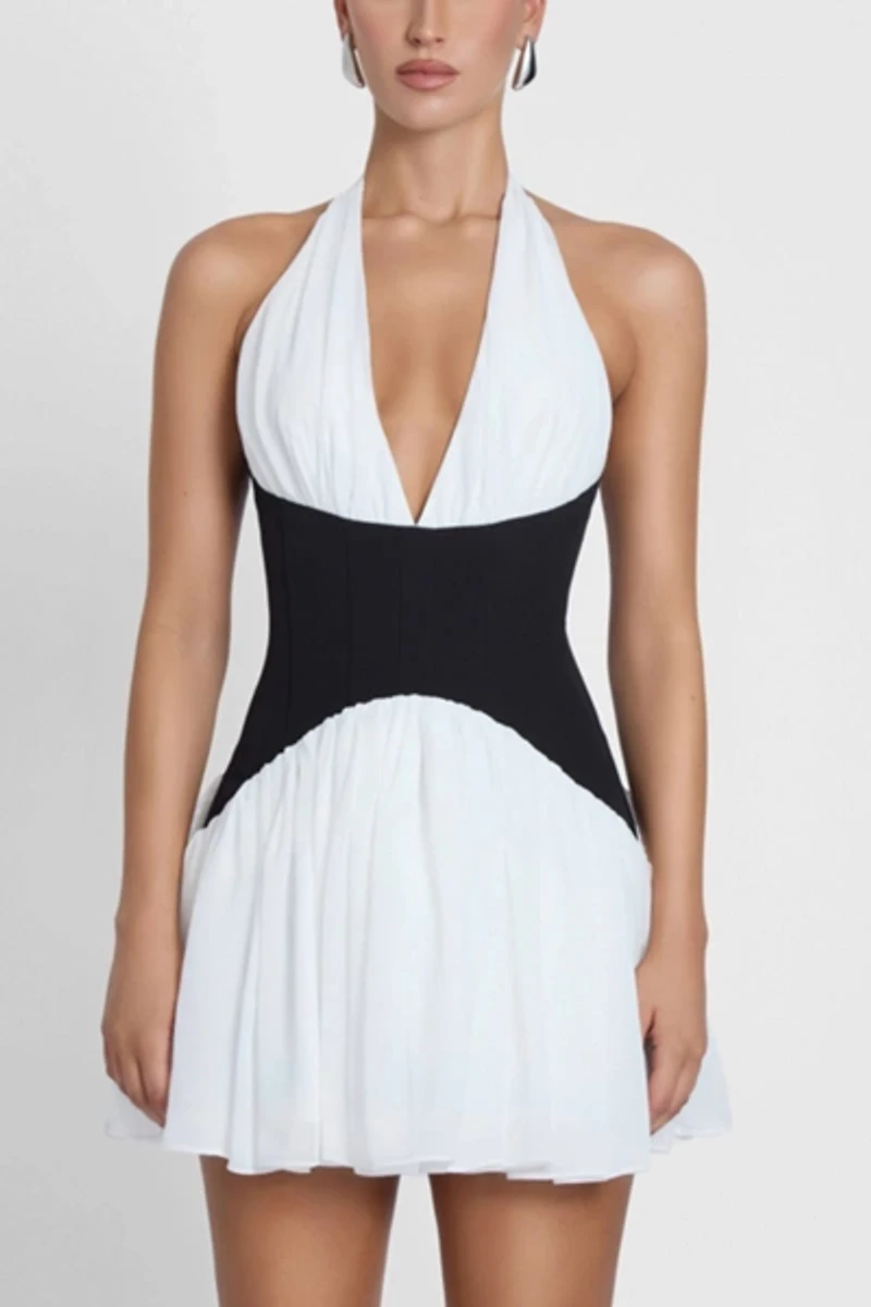 LEAU Harper Corset Mini Dress