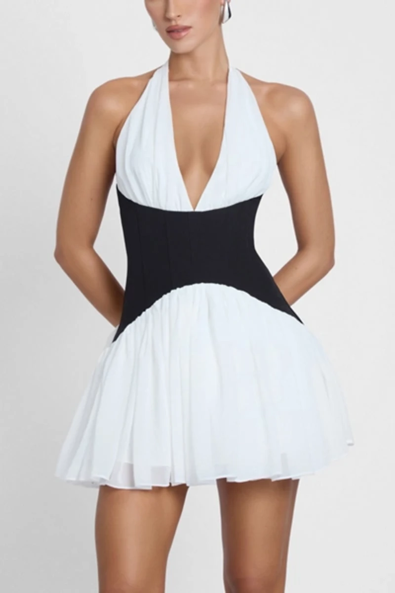LEAU Harper Corset Mini Dress