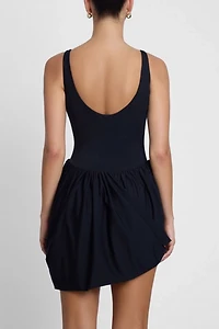 LEAU Dasia Sculpt Drape Mini Dress