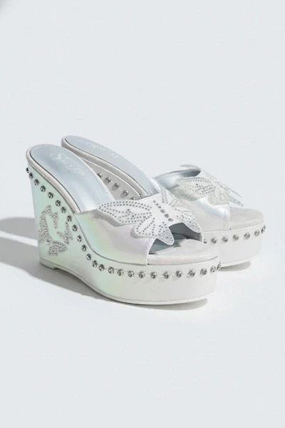 Sparkl Bianca Butterfly Wedge Heel