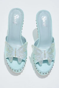 Sparkl Bianca Butterfly Wedge Heel