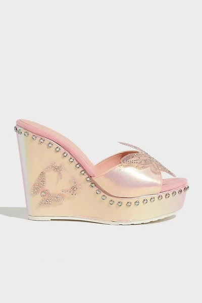 Sparkl Bianca Butterfly Wedge Heel