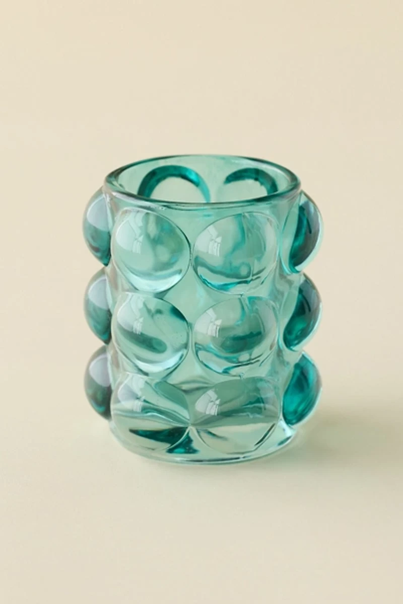 mDesign Mila Bubble Glass Bathroom Tumbler