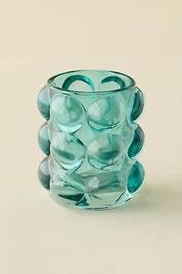 mDesign Mila Bubble Glass Bathroom Tumbler