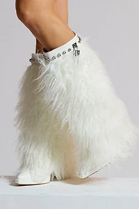 Sparkl Faux Fur Heeled Boot