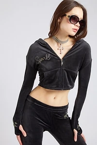 Sparkl Velour Tracksuit Hoodie