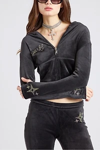 Sparkl Velour Tracksuit Hoodie