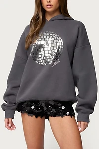 Edikted Disco Ball Hoodie