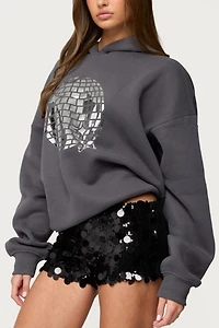 Edikted Disco Ball Hoodie