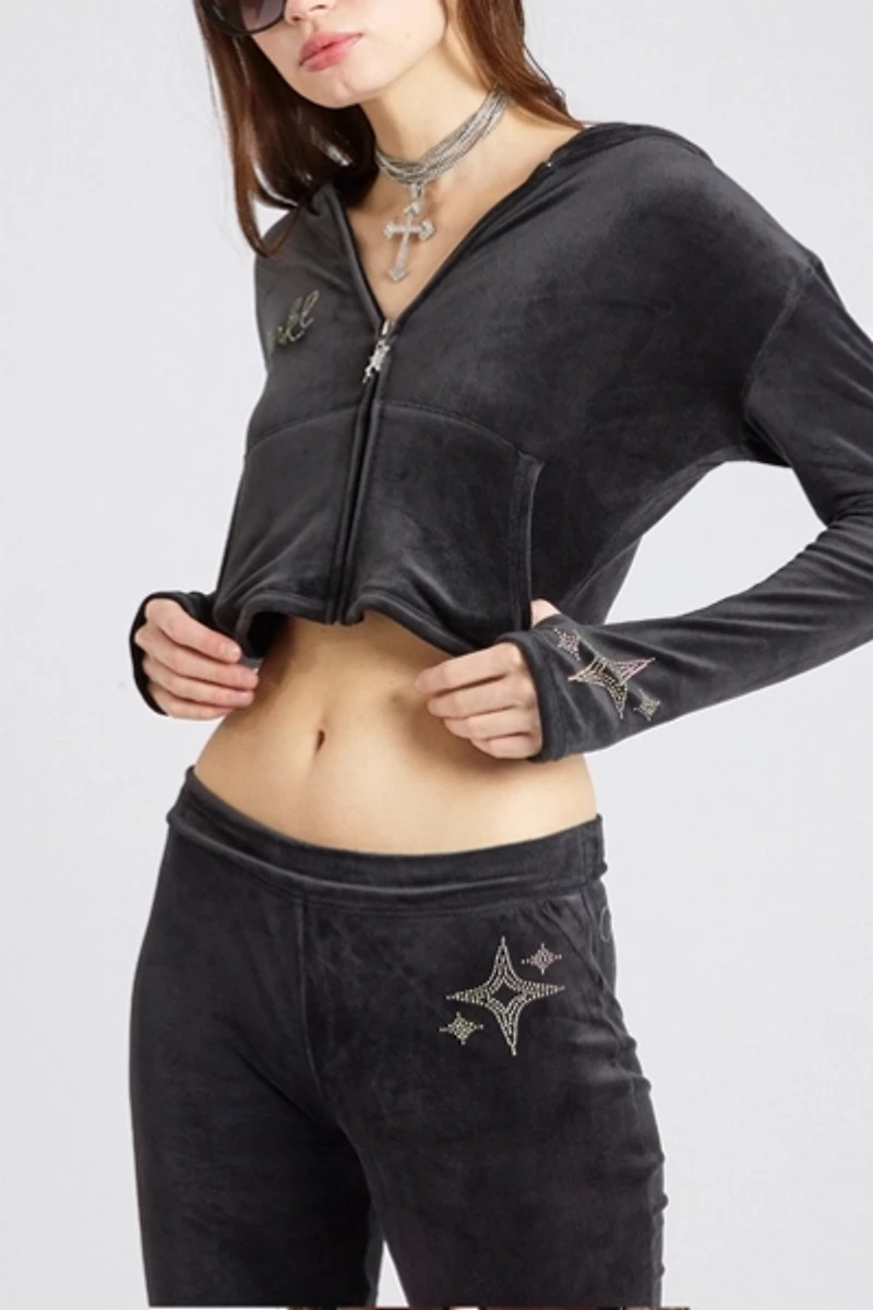 Sparkl Velour Tracksuit Pant