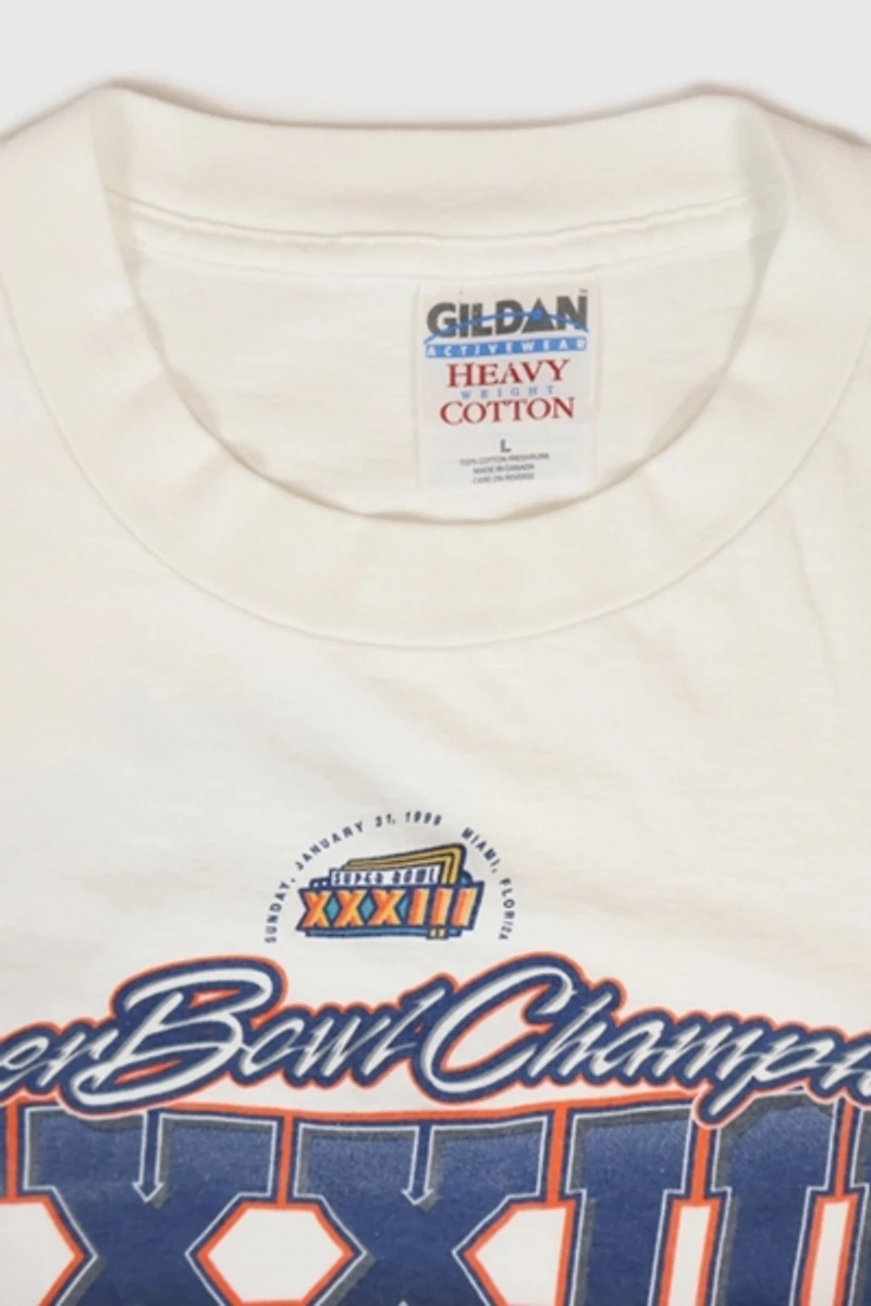 Vintage Denver Broncos Super Bowl XXXIII Tee